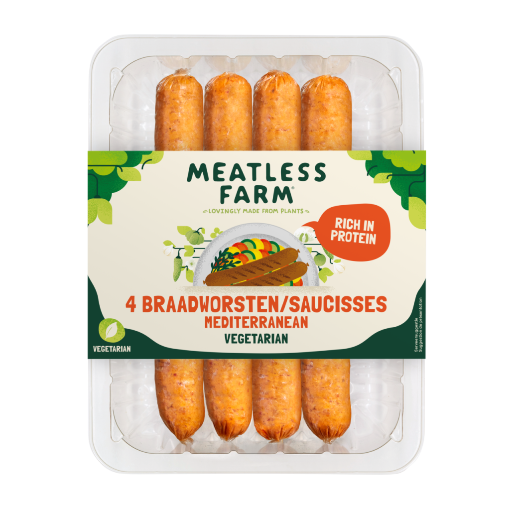 Meatless Farm Bratwurst Mediterran 200g Health Plus Malta