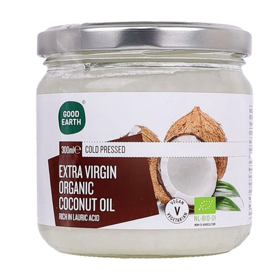 Good Earth Coconut Oil 300ml - Health Plus Malta